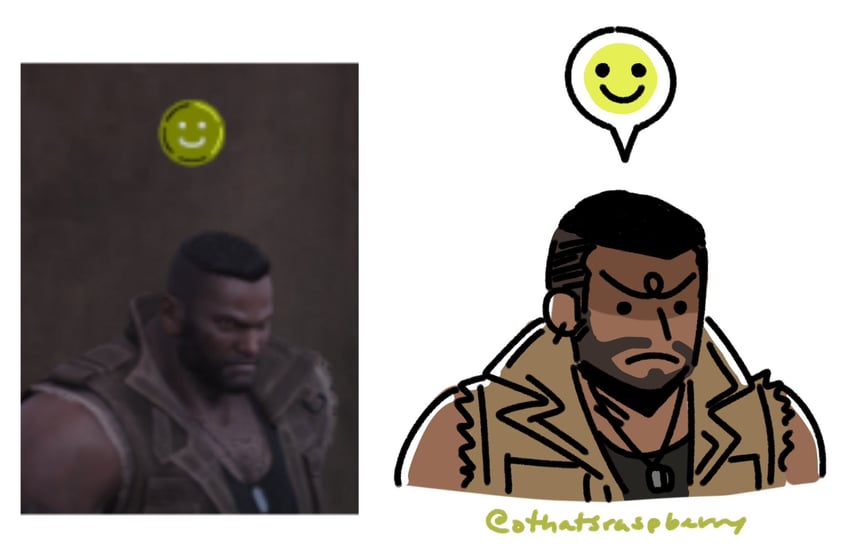 barret wallace (final fantasy and 3 more) drawn by maddie_(othatsraspberry)