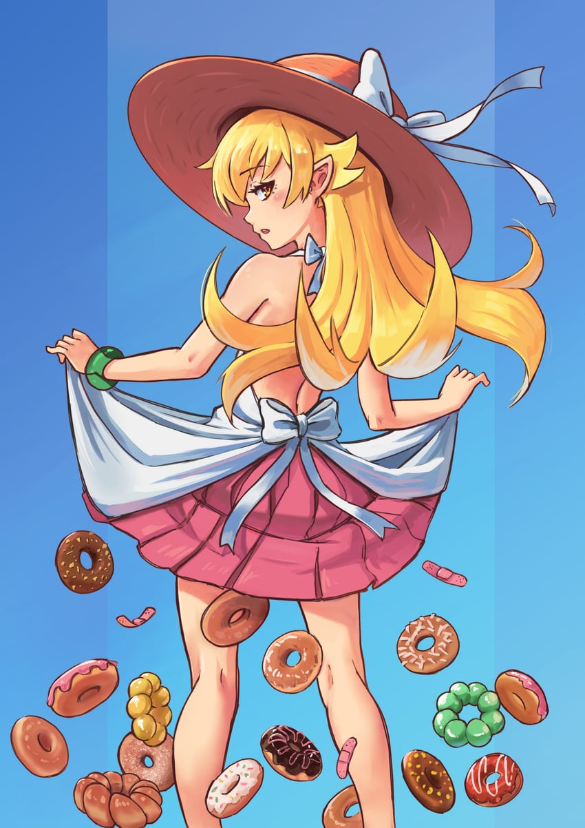 oshino shinobu (monogatari and 1 more) drawn by ricman_rt