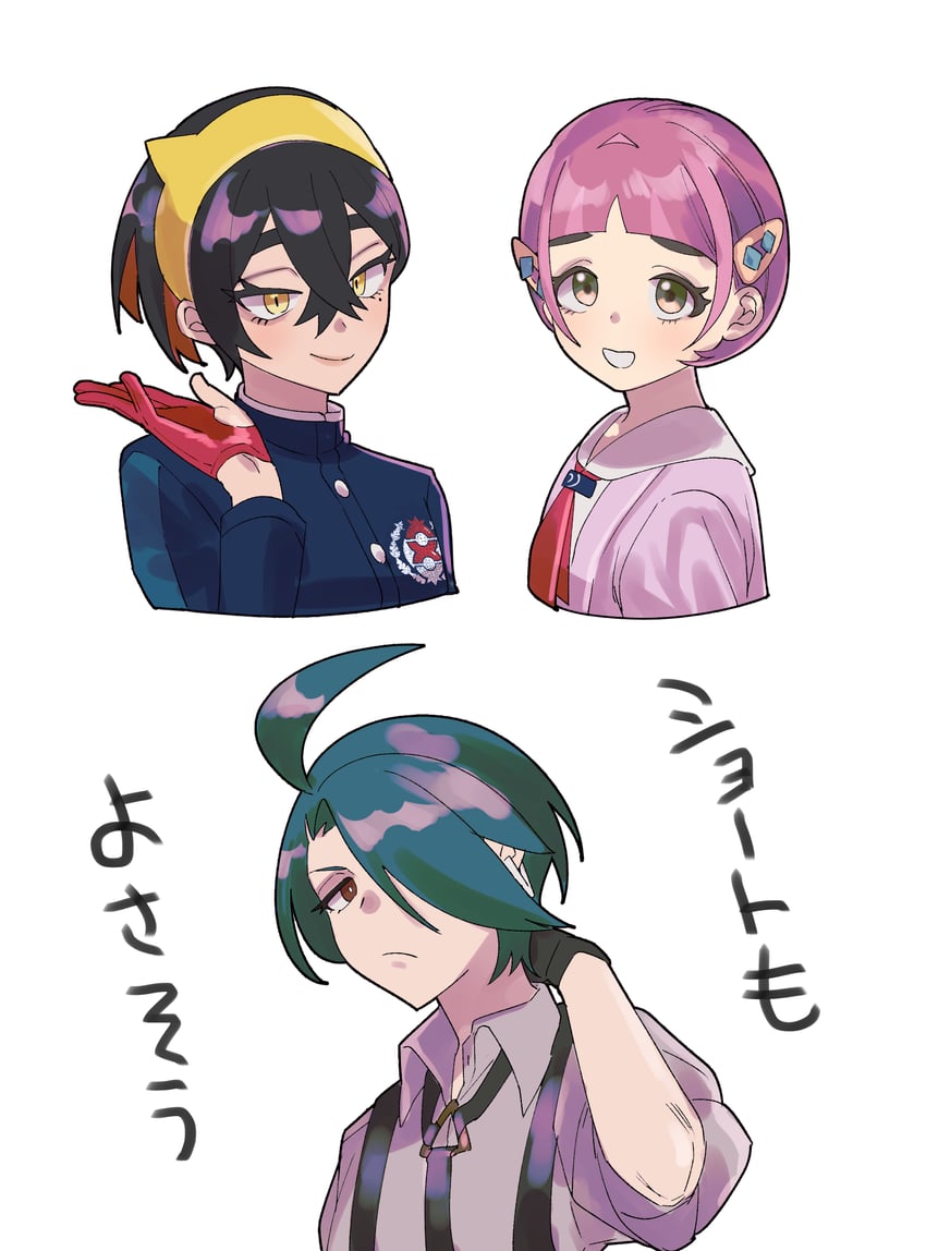 rika, carmine, and lacey (pokemon and 1 more) drawn by ochi_(ochi_oeeeee)
