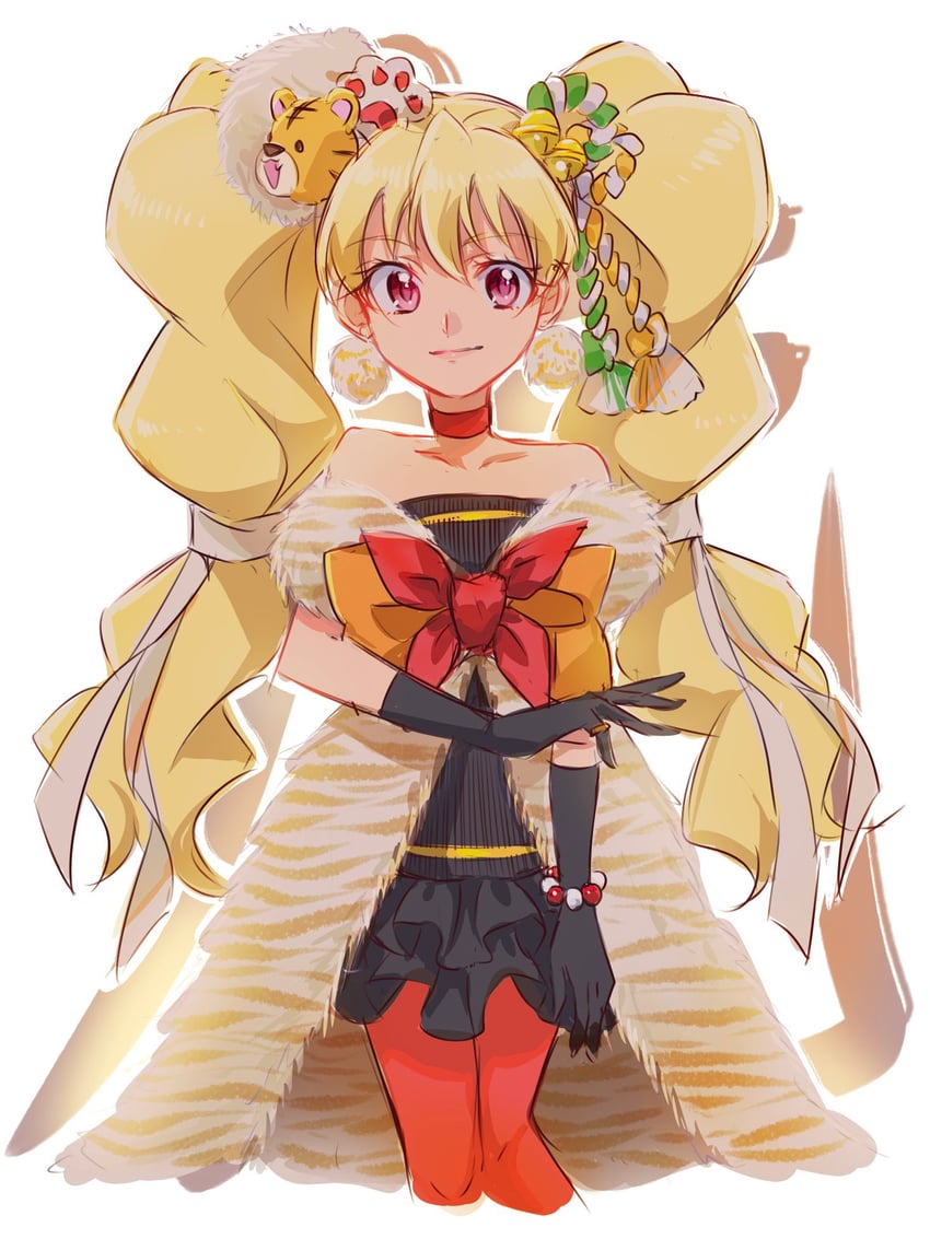 momozono love and cure peach (precure and 1 more) drawn by fpminnie1