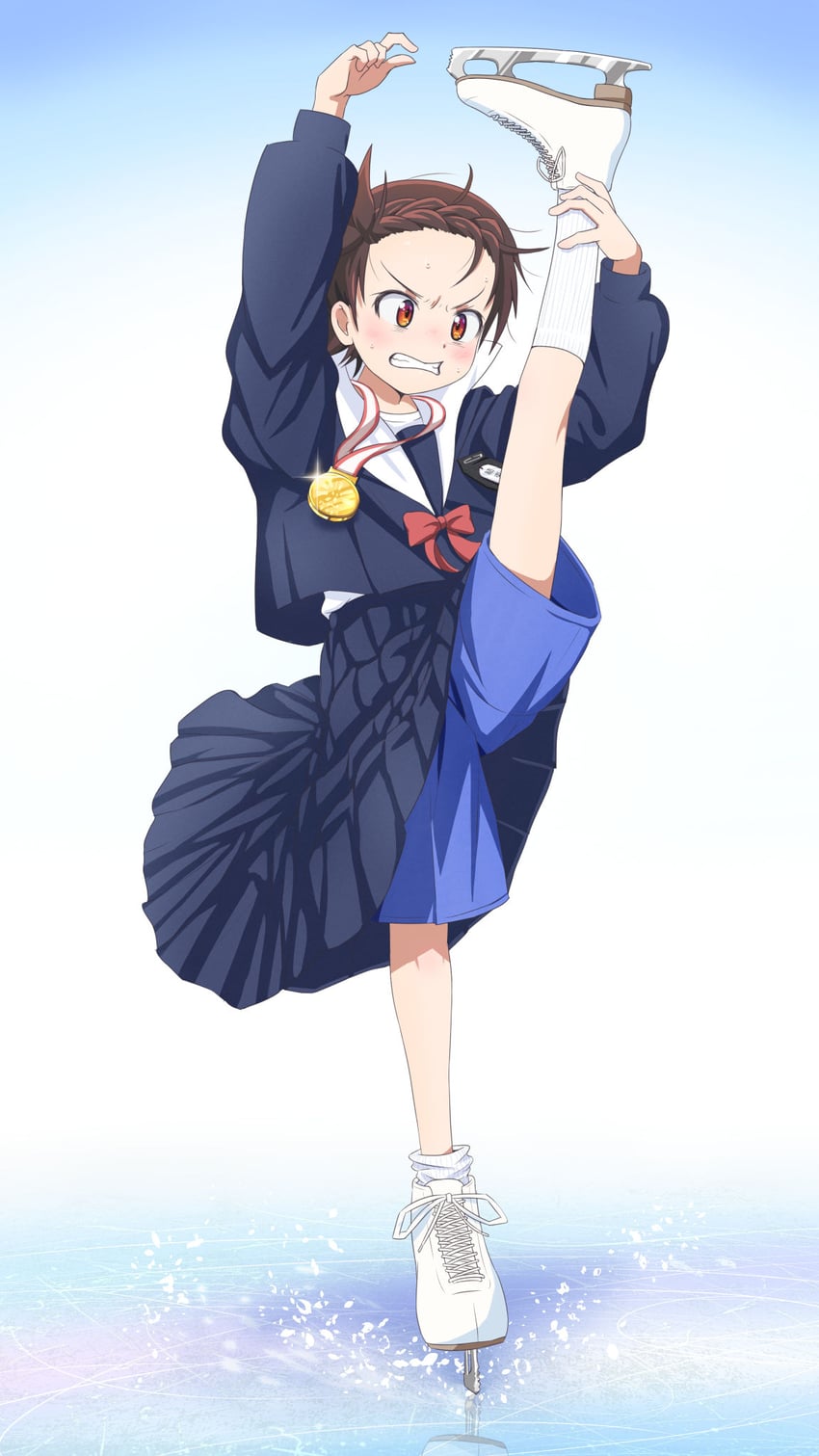yuitsuka inori (medalist) drawn by nodai_musashi