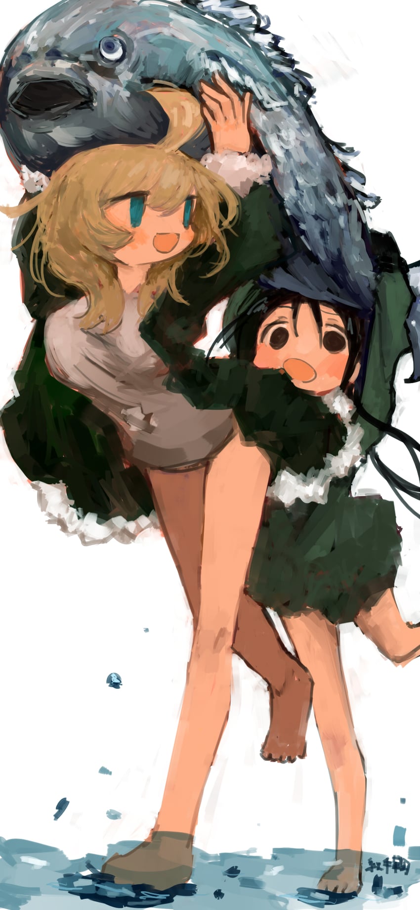 chito and yuuri (shoujo shuumatsu ryokou) drawn by kotatsu_(pchu)
