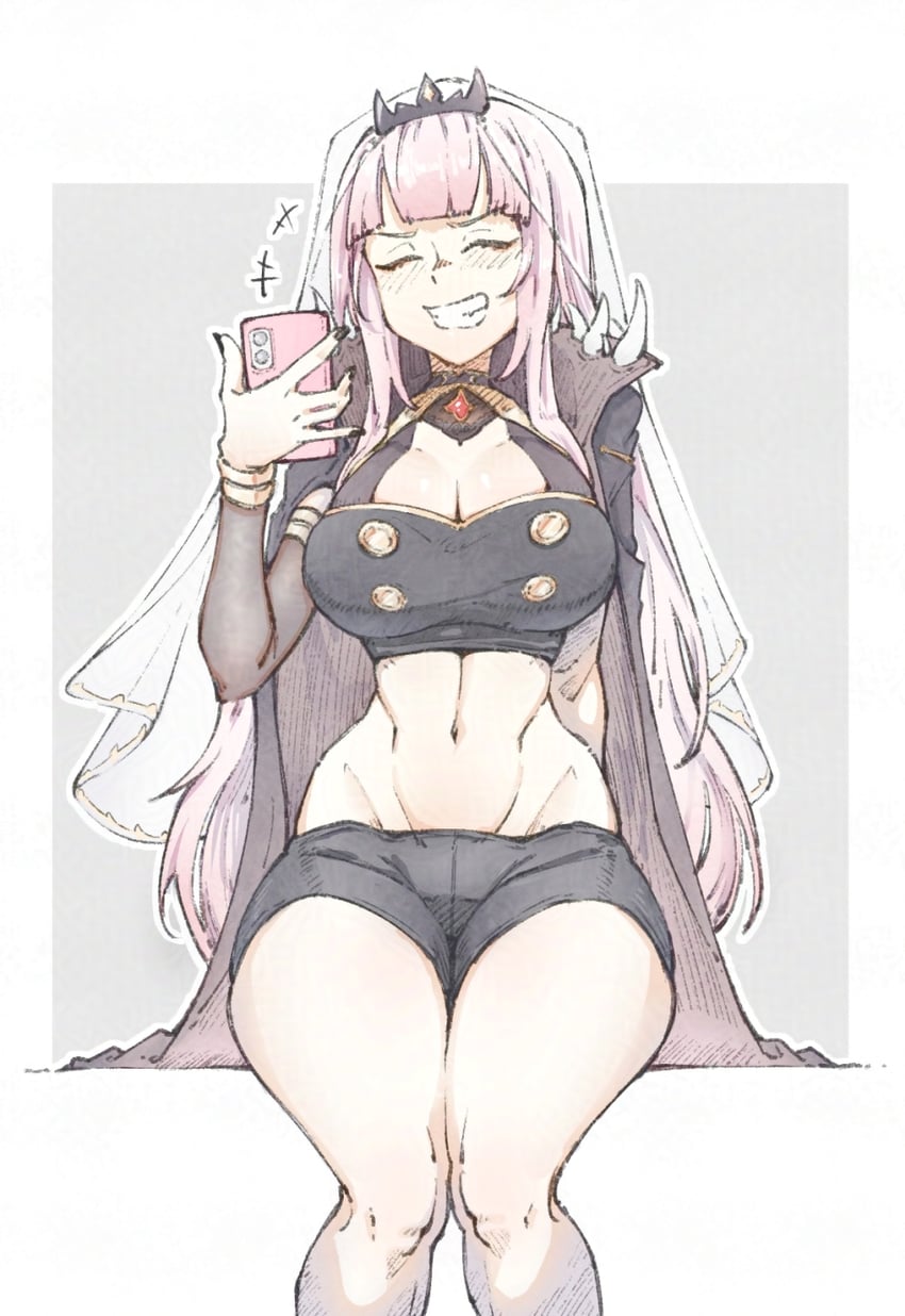 mori calliope (hololive and 1 more) drawn by igalimax
