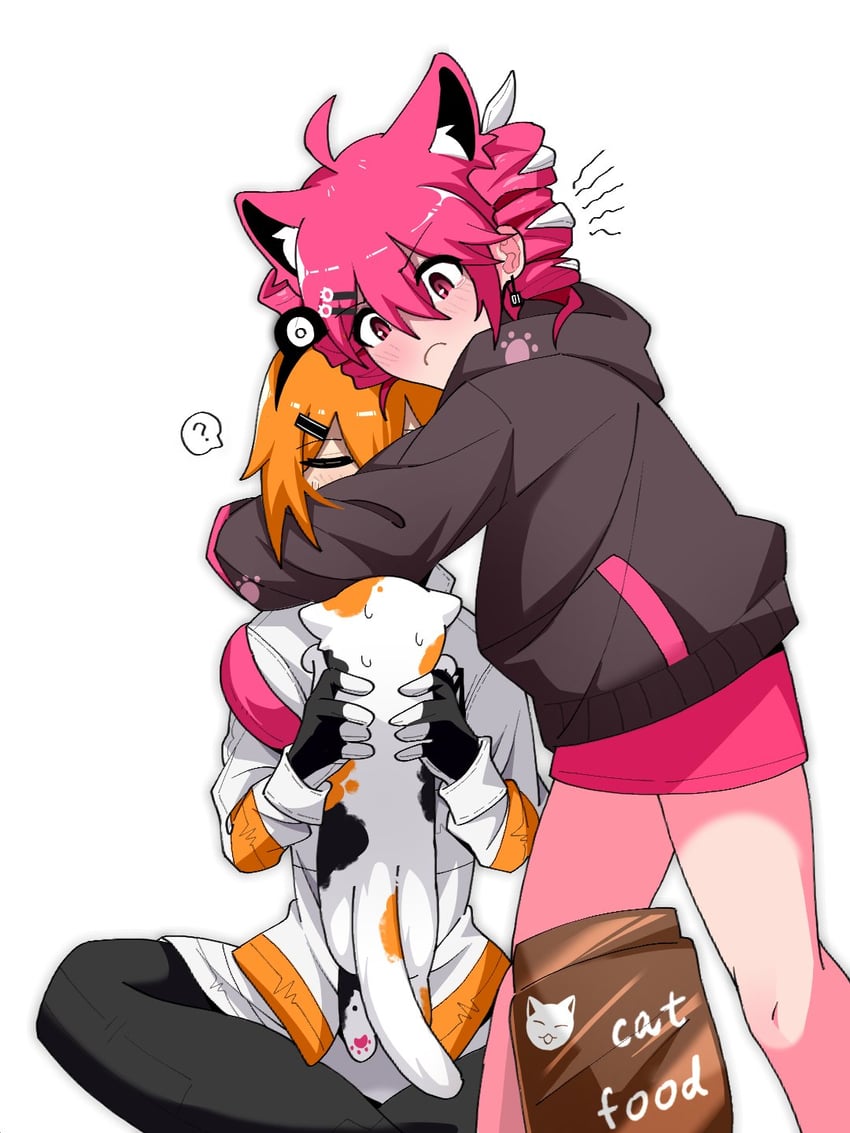 kasane teto, adachi rei, and kasane neko (utau and 2 more) drawn by yi_xing_luren