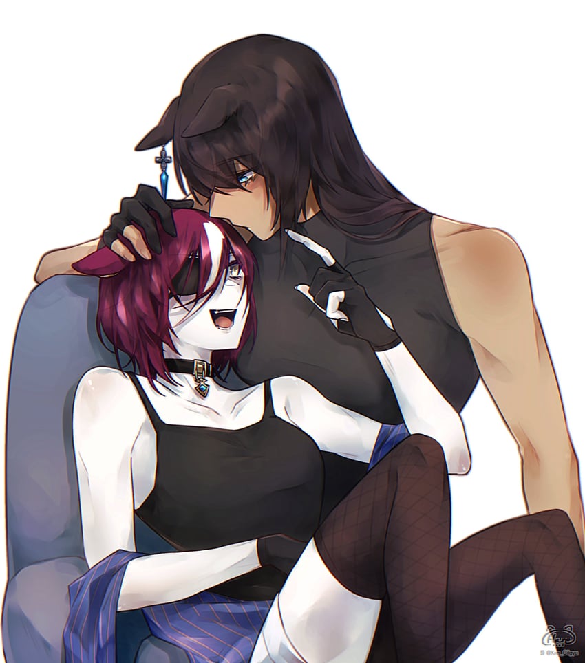 tanino gimlet and symboli kris s (umamusume) drawn by hare_zz