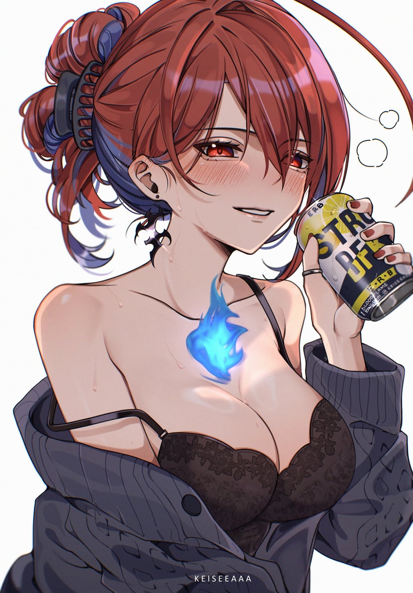 elizabeth rose bloodflame (hololive and 1 more) drawn by keisea
