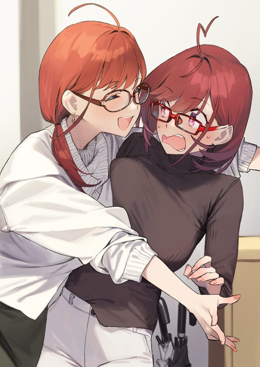 kinshi no ane and sanako (original) drawn by 92m