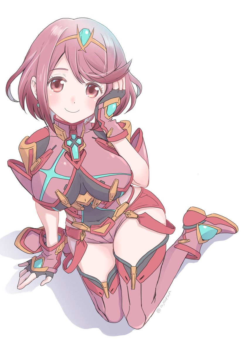 pyra (xenoblade chronicles and 1 more) drawn by ayaran