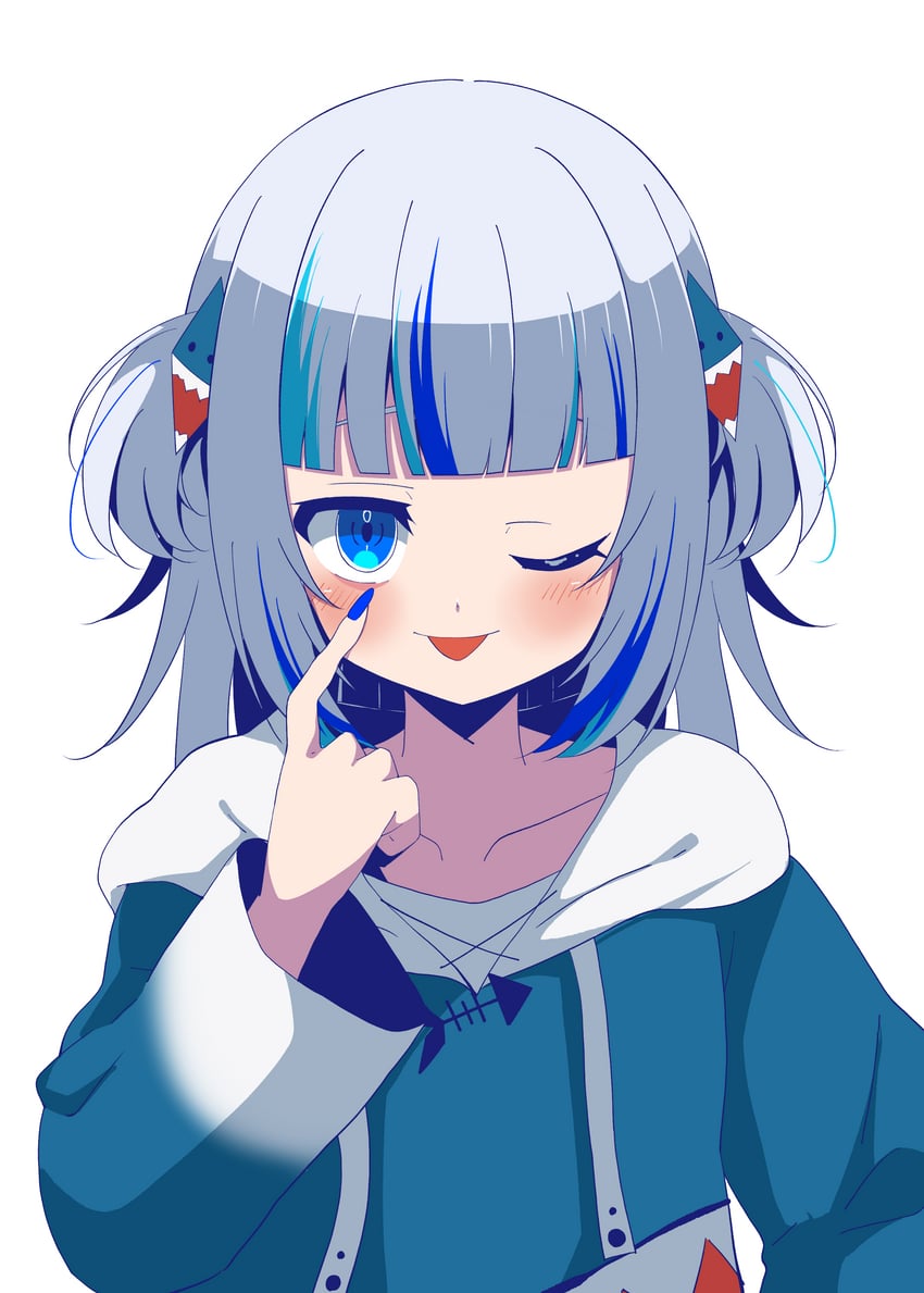 gawr gura (hololive and 1 more) drawn by takapyon_higashi