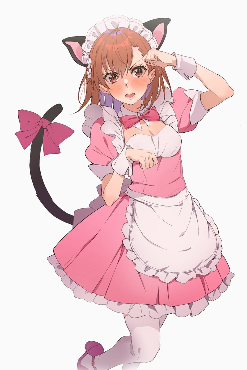 misaka mikoto, momomiya ichigo, and mew ichigo (toaru majutsu no index and 2 more) drawn by kagura_kurosaki