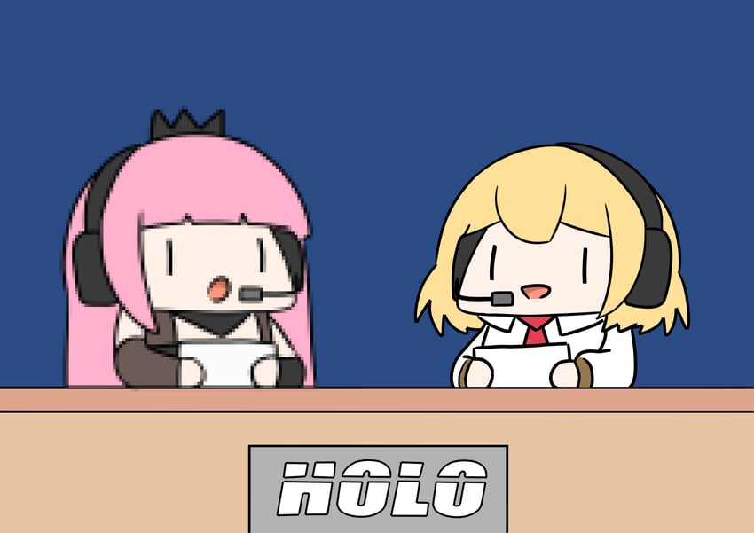 mori calliope, watson amelia, smol ame, and smol calli (hololive and 1 more) drawn by phdpigeon