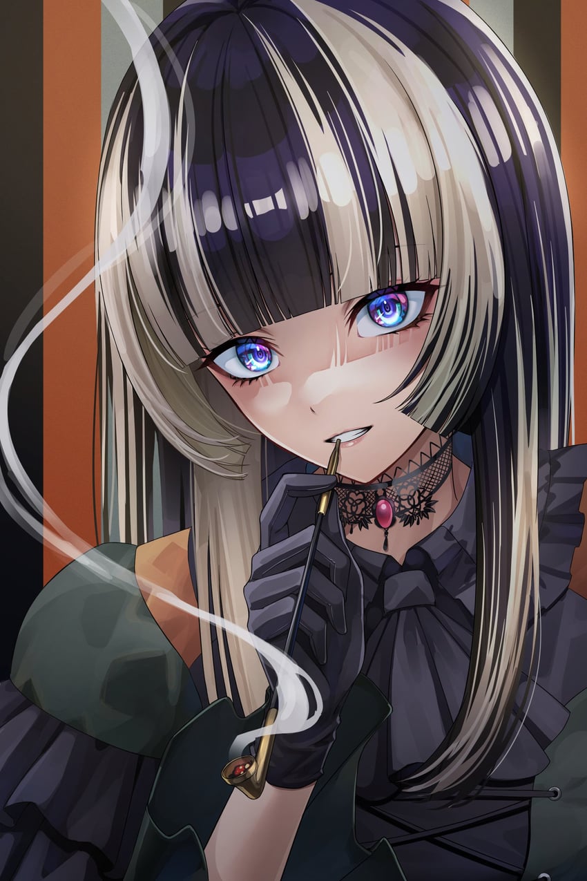 juufuutei raden (hololive and 1 more) drawn by kz6cz