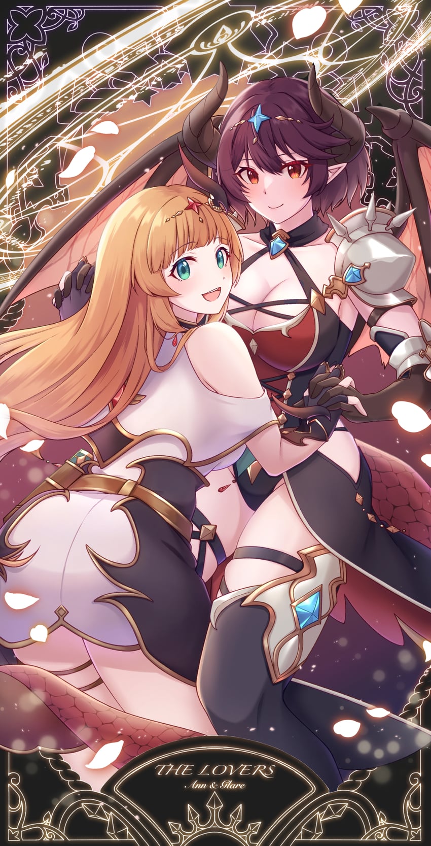 grea and anne (princess connect! and 1 more) drawn by altheavin