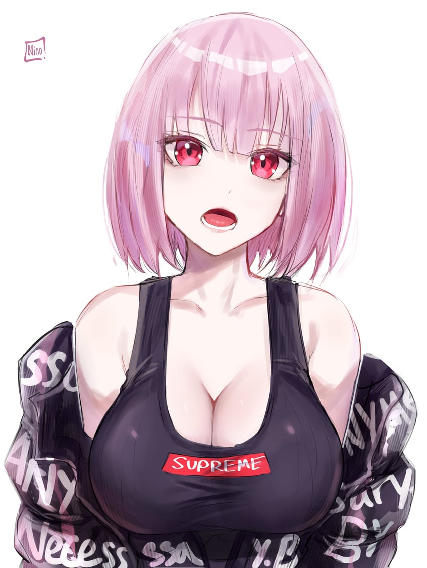 mori calliope (hololive and 1 more) drawn by ninochuu