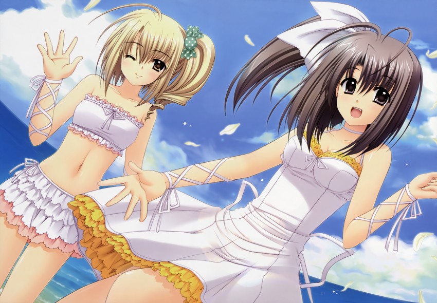 ootori naru and kouda ai (oretachi ni tsubasa wa nai) drawn by nishimata_aoi