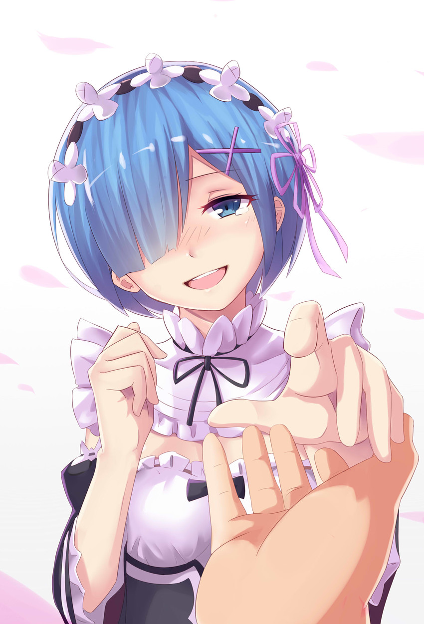 rem (re:zero kara hajimeru isekai seikatsu) drawn by migimura_sakimori
