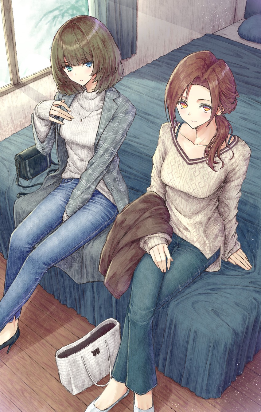 takagaki kaede and kawashima mizuki (idolmaster and 1 more) drawn by aramachi
