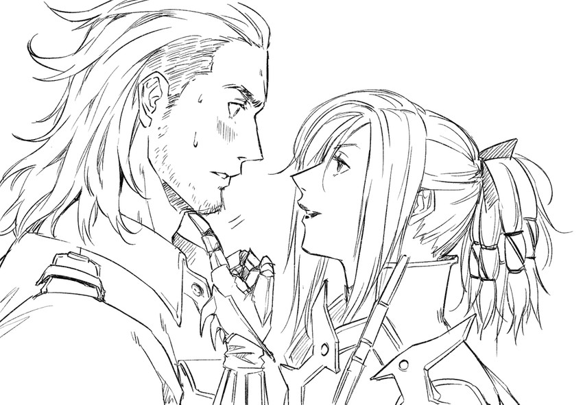 gladiolus amicitia and aranea highwind (final fantasy and 1 more) drawn by necco_(axcel-tenten)