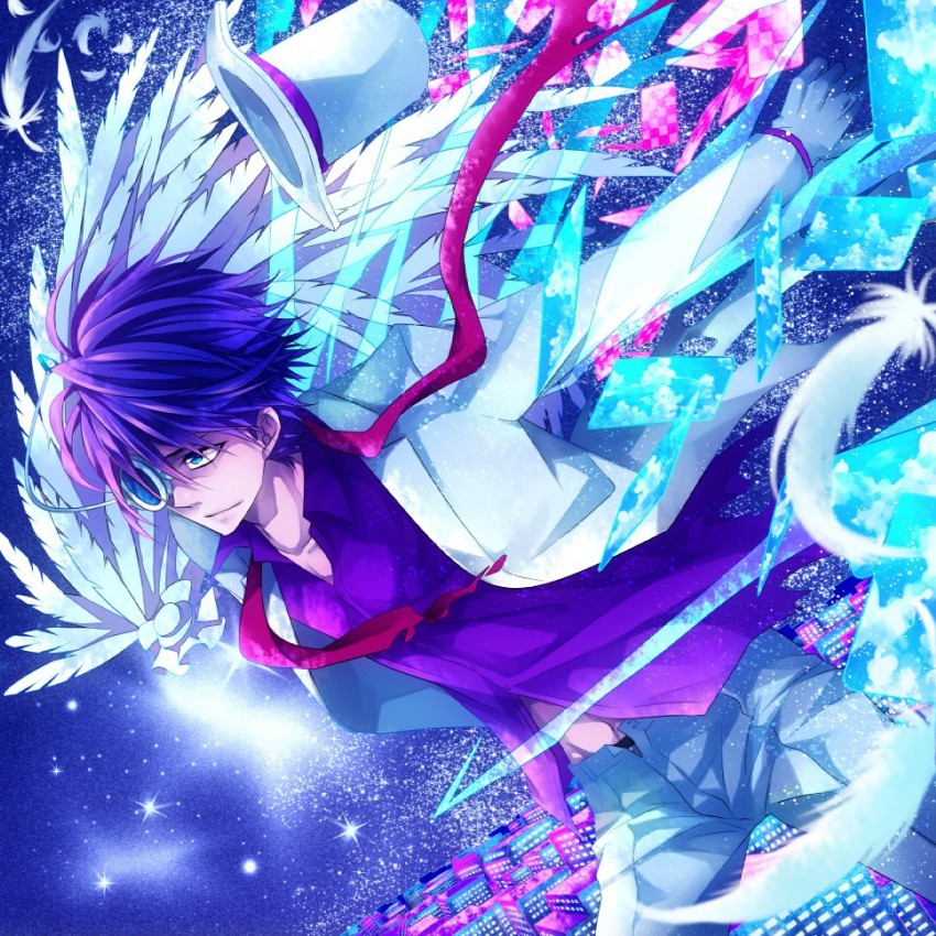 kaitou kid (meitantei conan and 1 more) drawn by kamu_(camui)