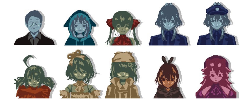 houshou marine, gawr gura, ouro kronii, nanashi mumei, watson amelia, and 4 more (hololive and 2 more) drawn by emico_otero