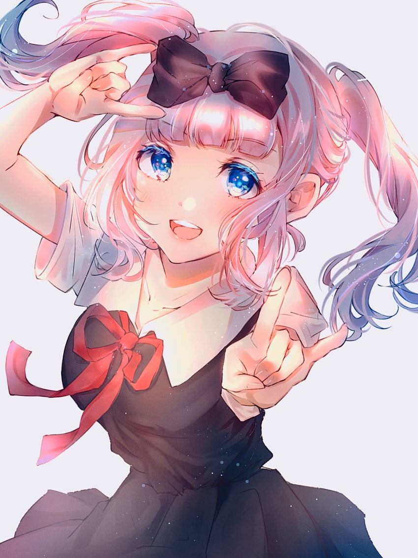 fujiwara chika (kaguya-sama wa kokurasetai ~tensai-tachi no renai zunousen~) drawn by mira_hidume