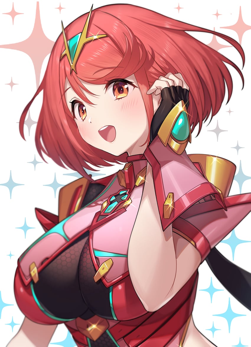 pyra (xenoblade chronicles and 1 more) drawn by green322