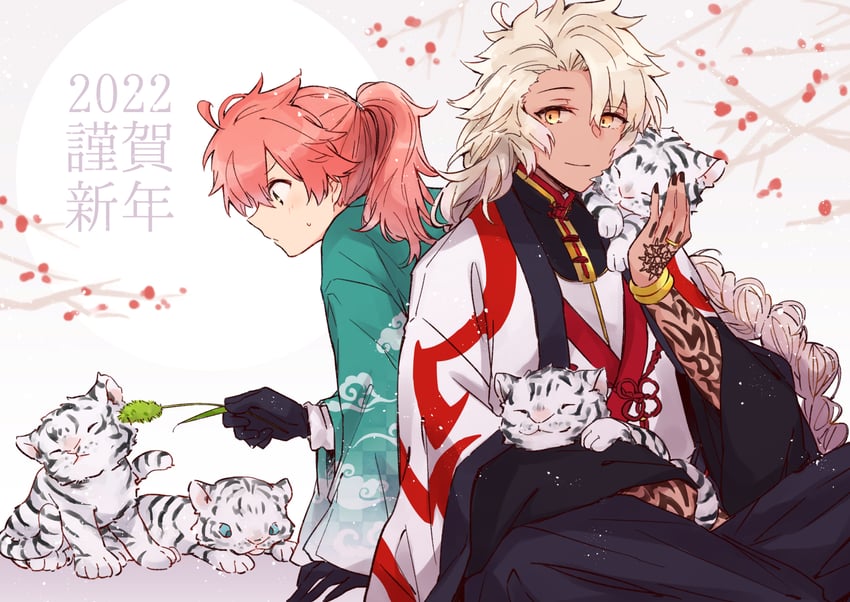 romani archaman and solomon (fate and 1 more) drawn by kak_hac