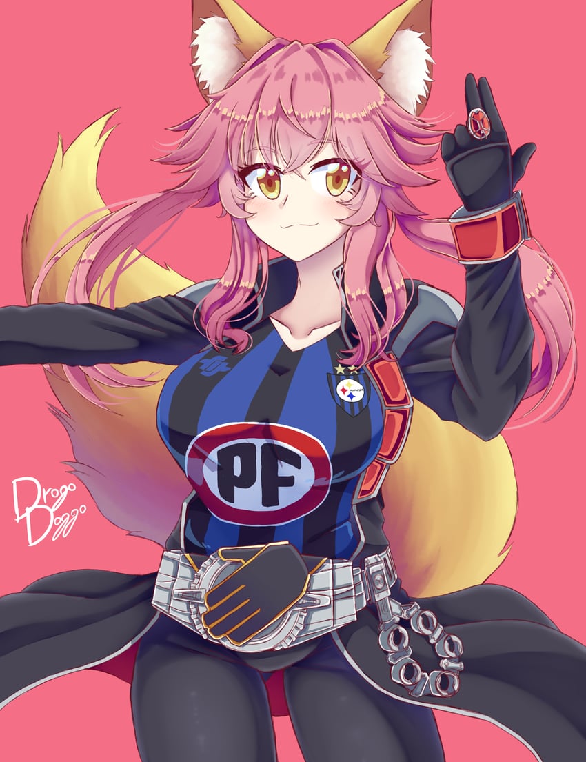 tamamo and tamamo no mae (fate and 4 more) drawn by drogo_doggo