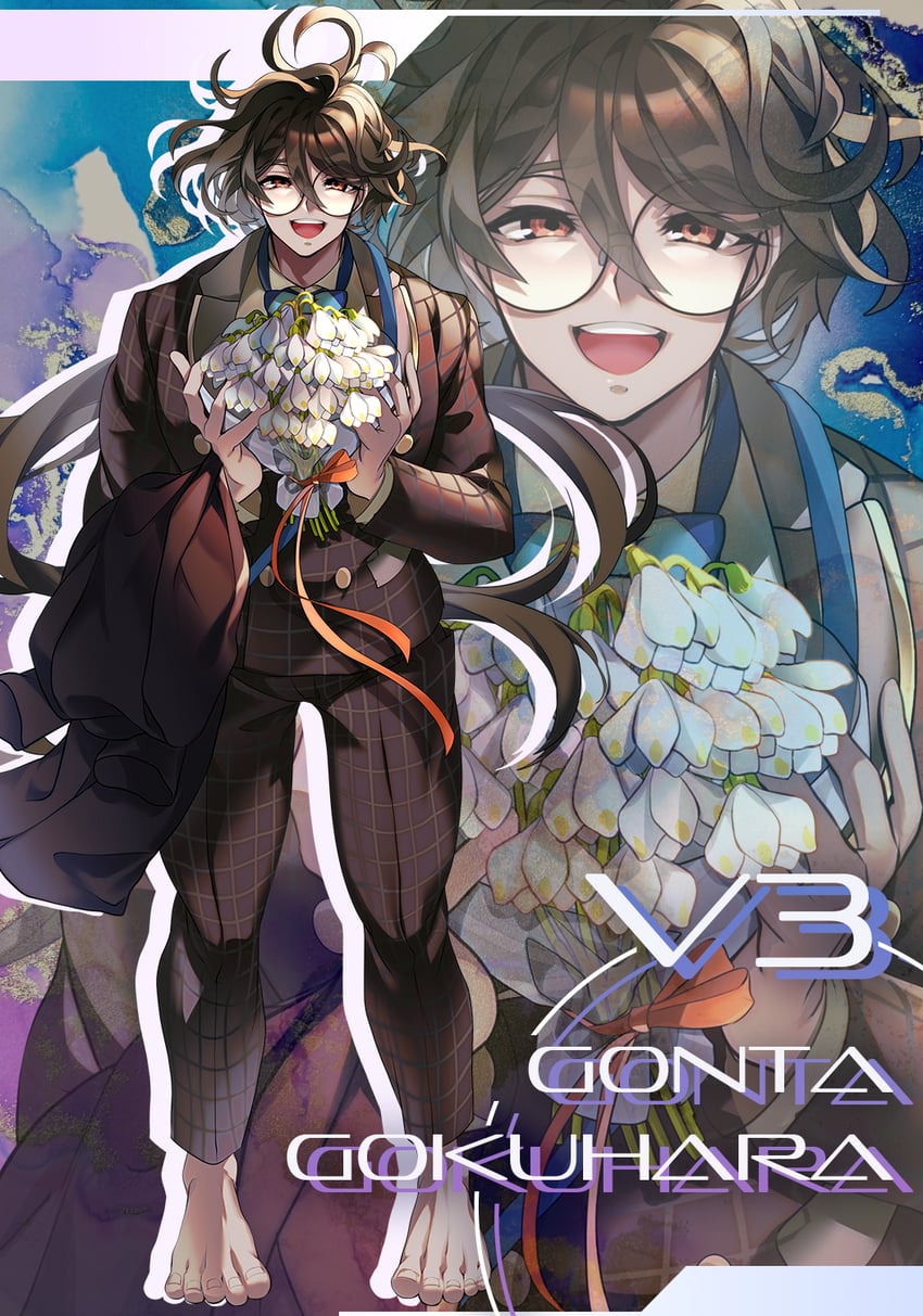 gokuhara gonta (danganronpa and 1 more) drawn by nota_sayaka
