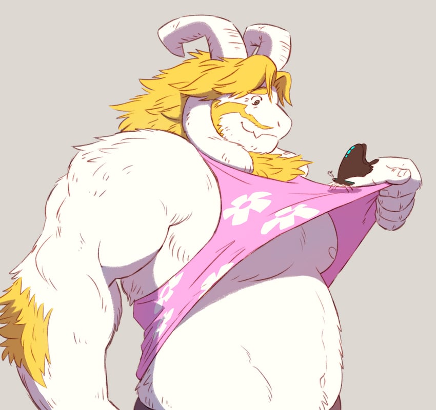 asgore dreemurr (undertale and 1 more) drawn by gadoran2000cc