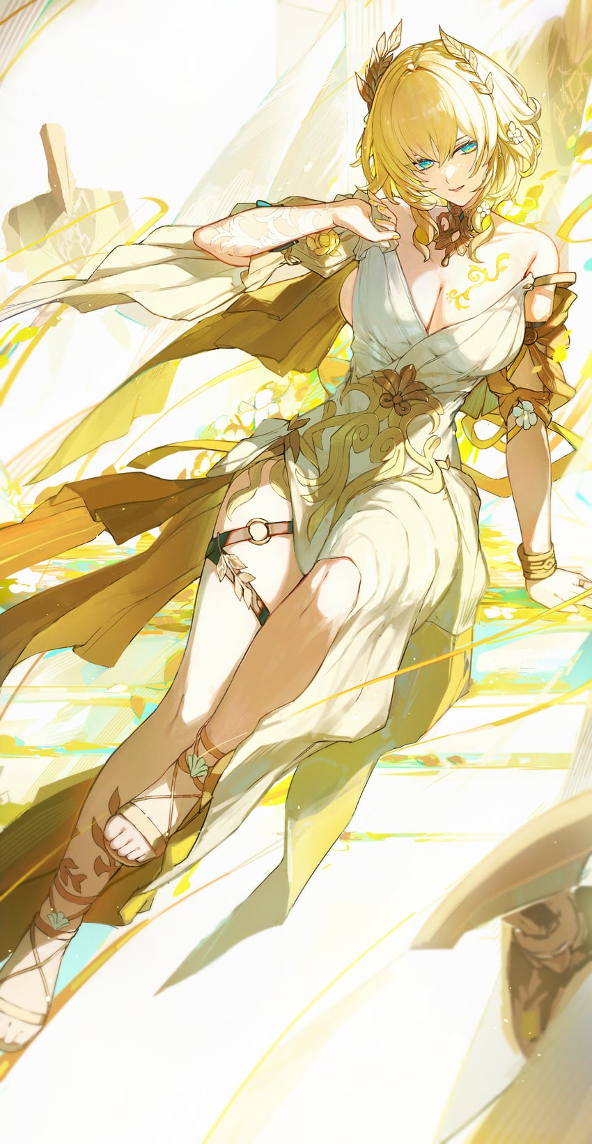 aglaea (honkai and 1 more) drawn by f.sakuma