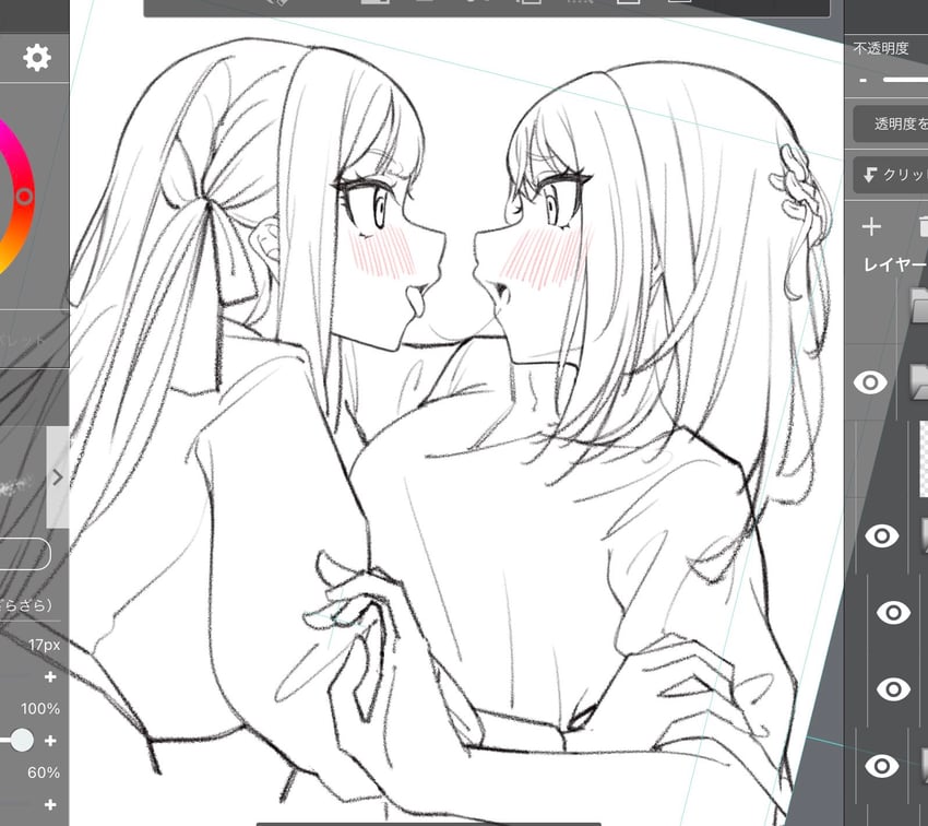 togawa sakiko and misumi uika (bang dream! and 1 more) drawn by extreme_yuri_buta