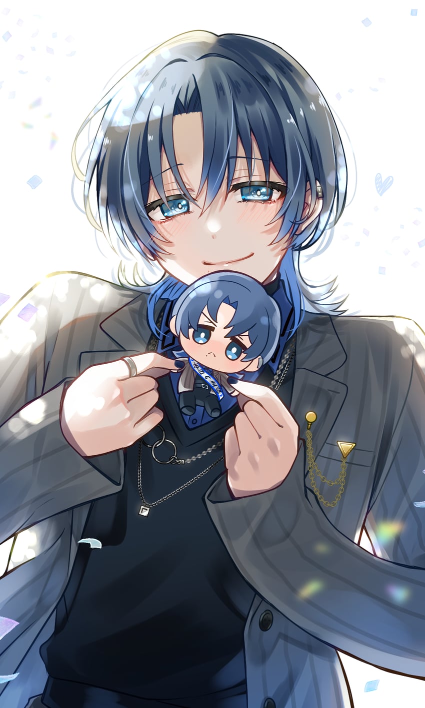 hiodoshi ao (hololive and 1 more) drawn by kodou_mikoto