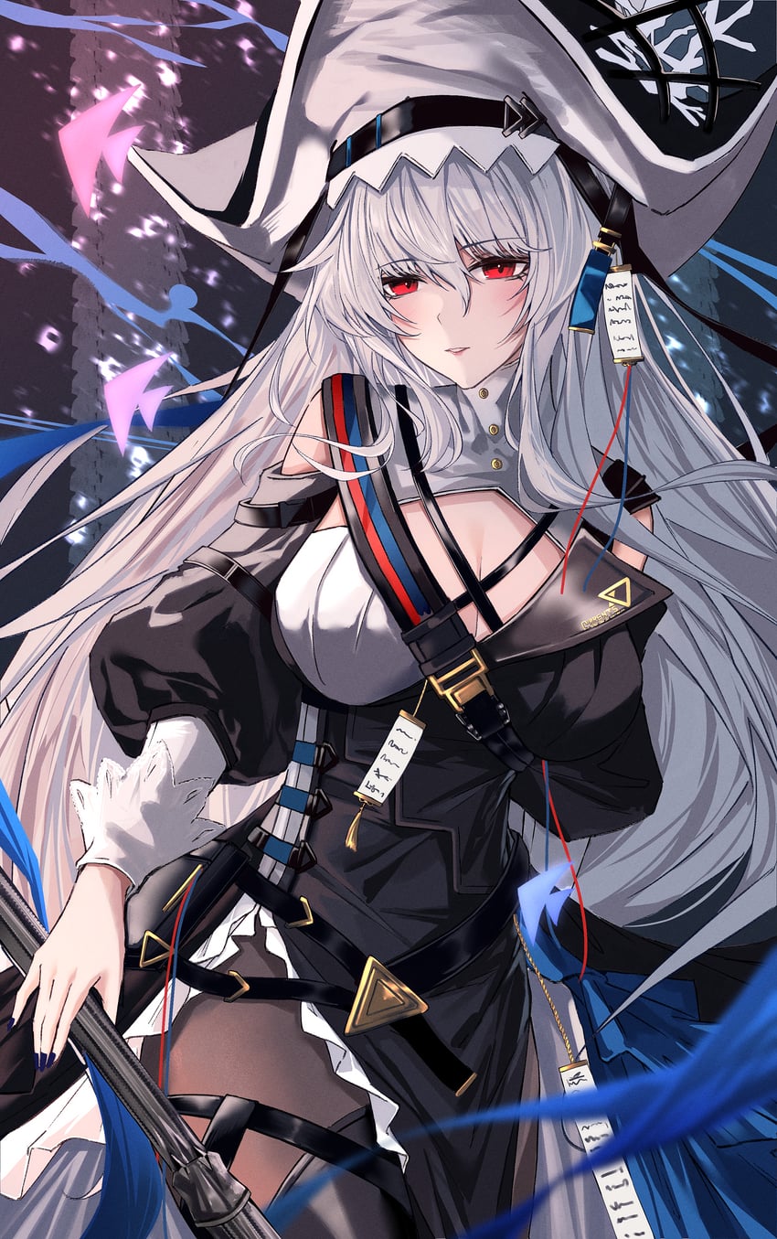 specter and specter the unchained (arknights) drawn by mo_komo_momo