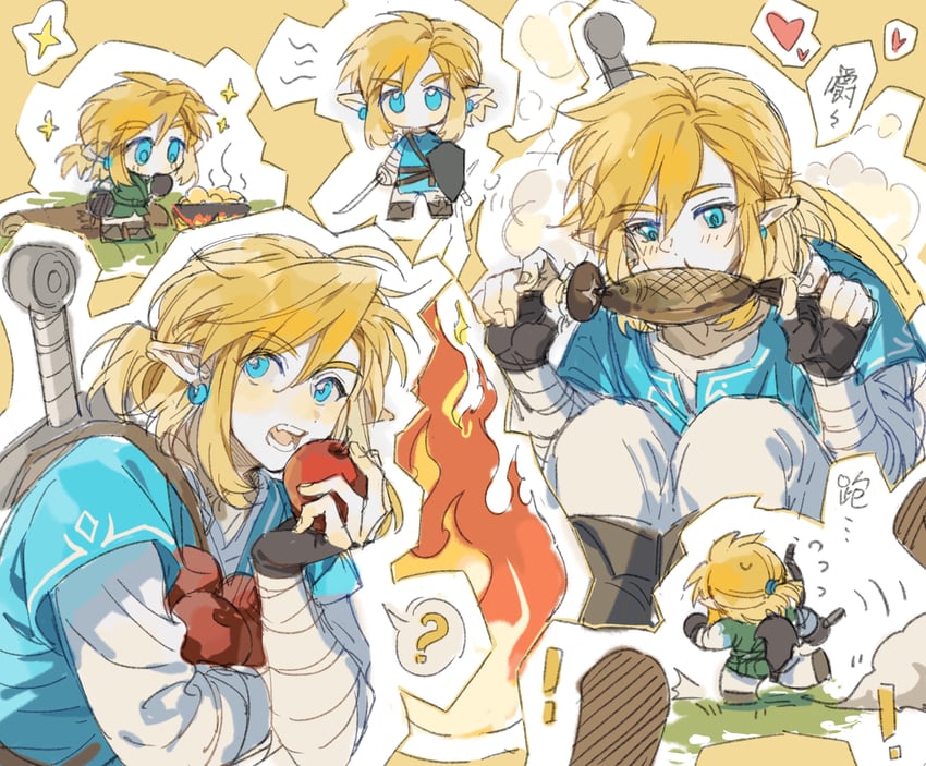 link (the legend of zelda and 1 more) drawn by ziyizhengjun