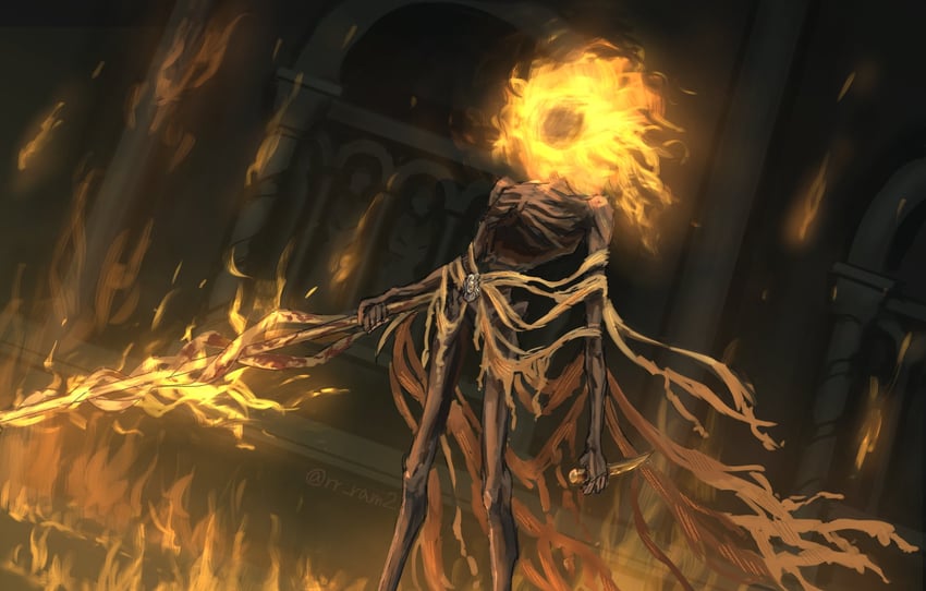 midra lord of frenzied flame (elden ring and 1 more) drawn by fu_~i_ru