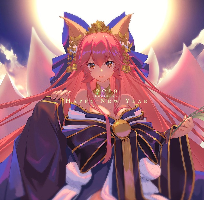 tamamo and tamamo no mae (fate and 1 more) drawn by lucidsky