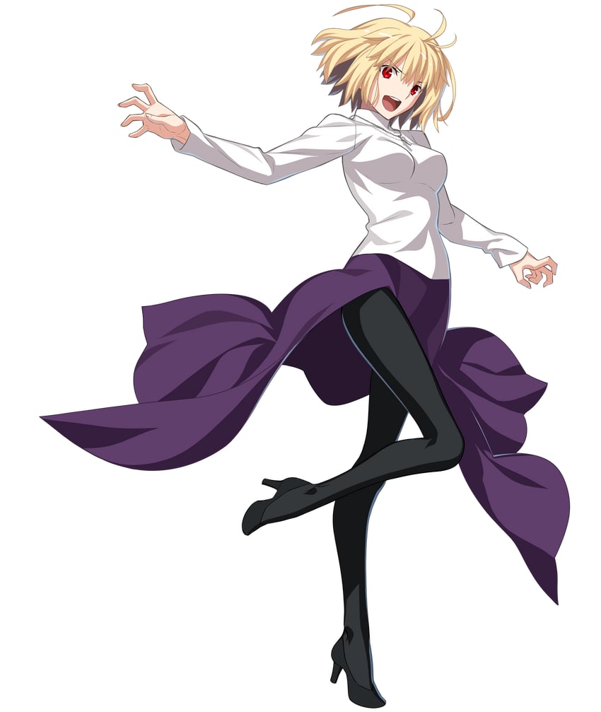 arcueid brunestud and red arcueid (tsukihime and 2 more) drawn by takeuchi_takashi