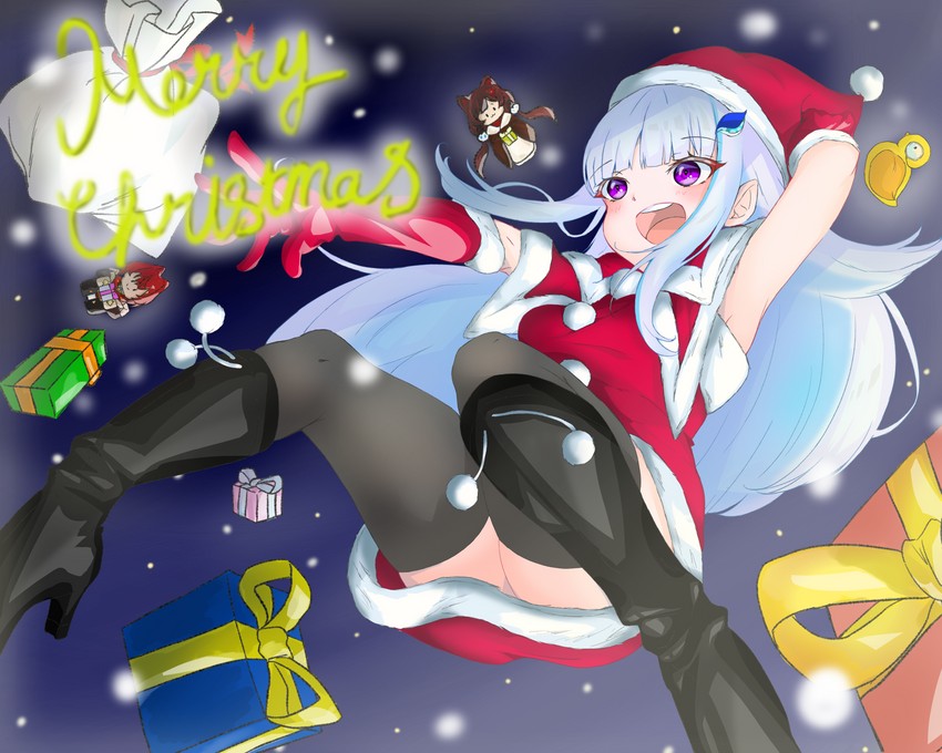 lize helesta, ange katrina, inui toko, and sebastian piyodore (nijisanji) drawn by waduki