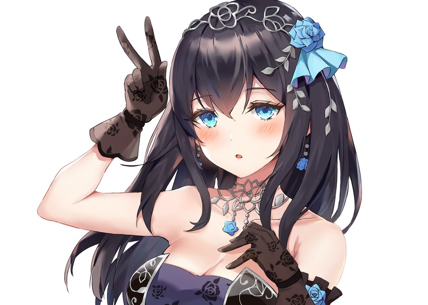 sagisawa fumika (idolmaster and 2 more) drawn by amanoyui