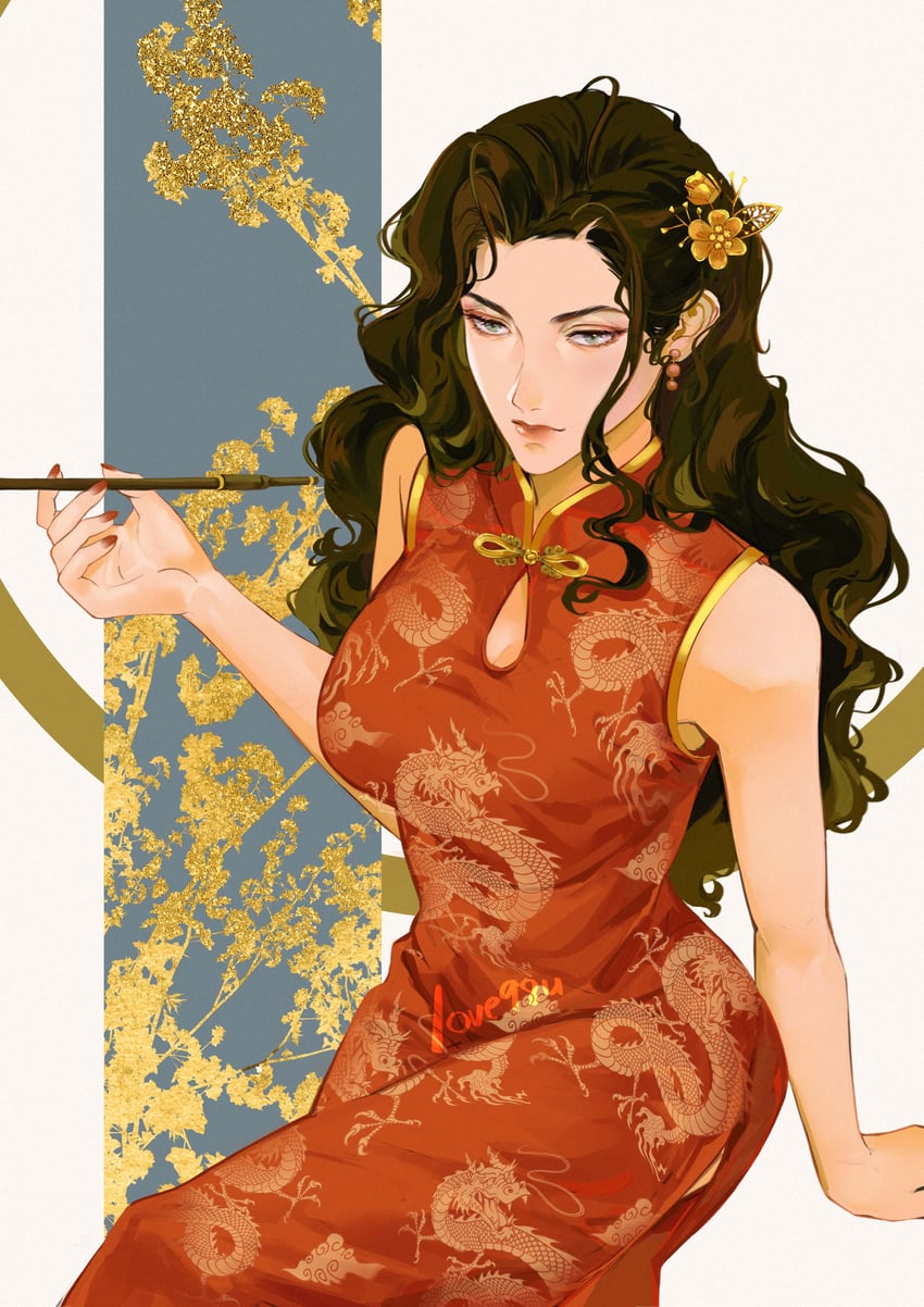 asami sato (avatar legends and 1 more) drawn by love98u
