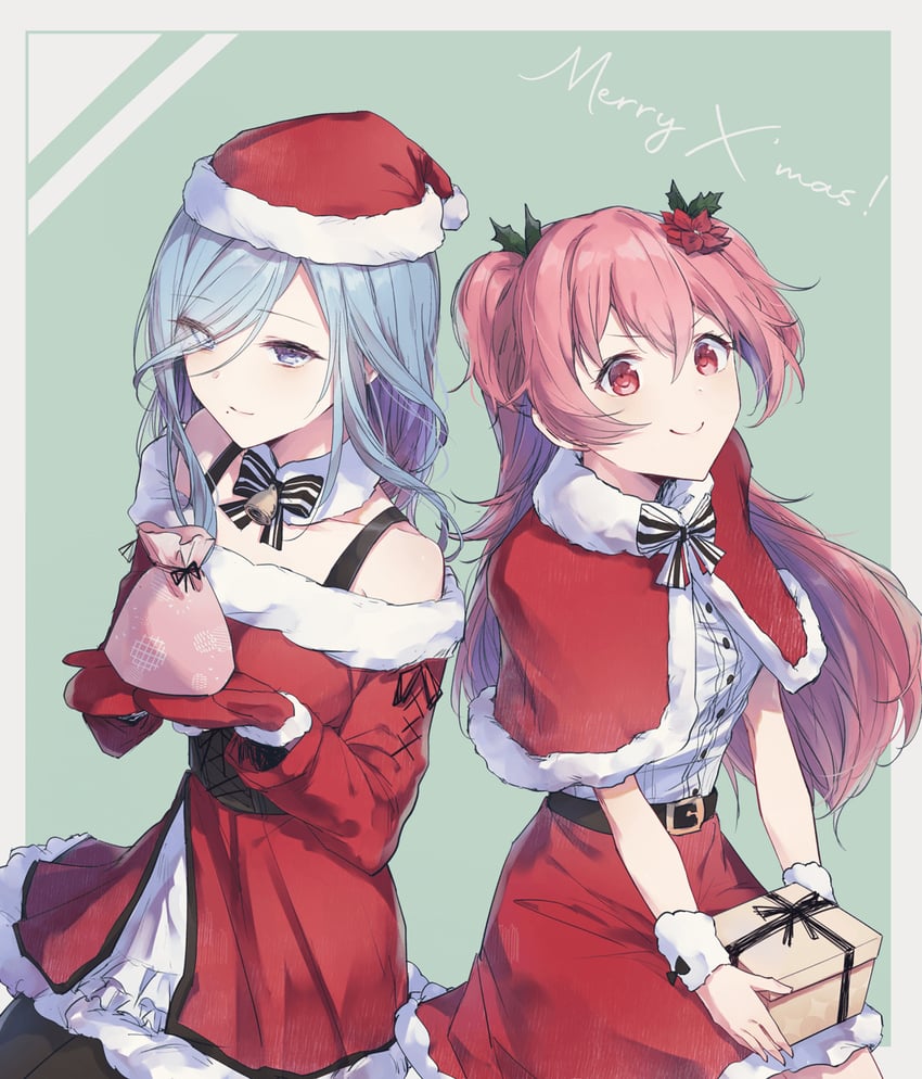 momoi airi and hinomori shizuku (project sekai) drawn by nov_ggg