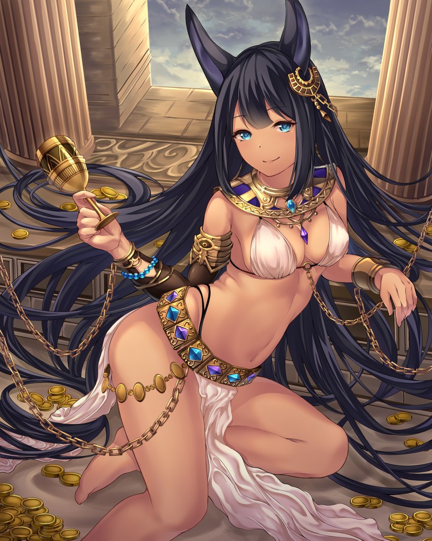 anubis (original and 1 more) drawn by mashiro_monaka