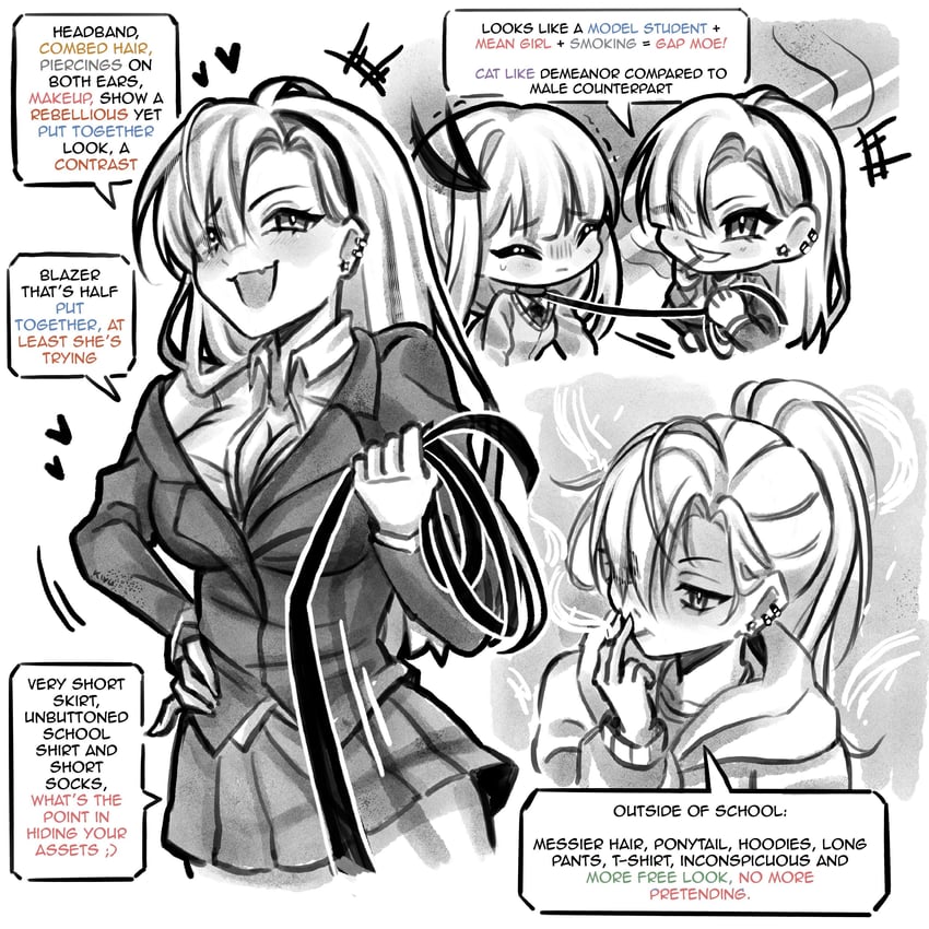 player character and whitney (degrees of lewdity) drawn by naeunni
