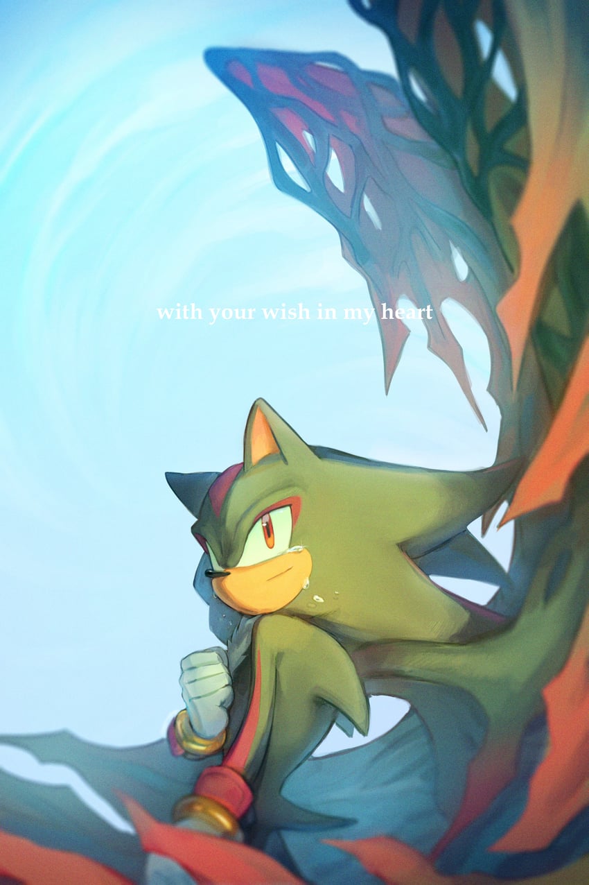 shadow the hedgehog (sonic and 2 more) drawn by ochibrochi