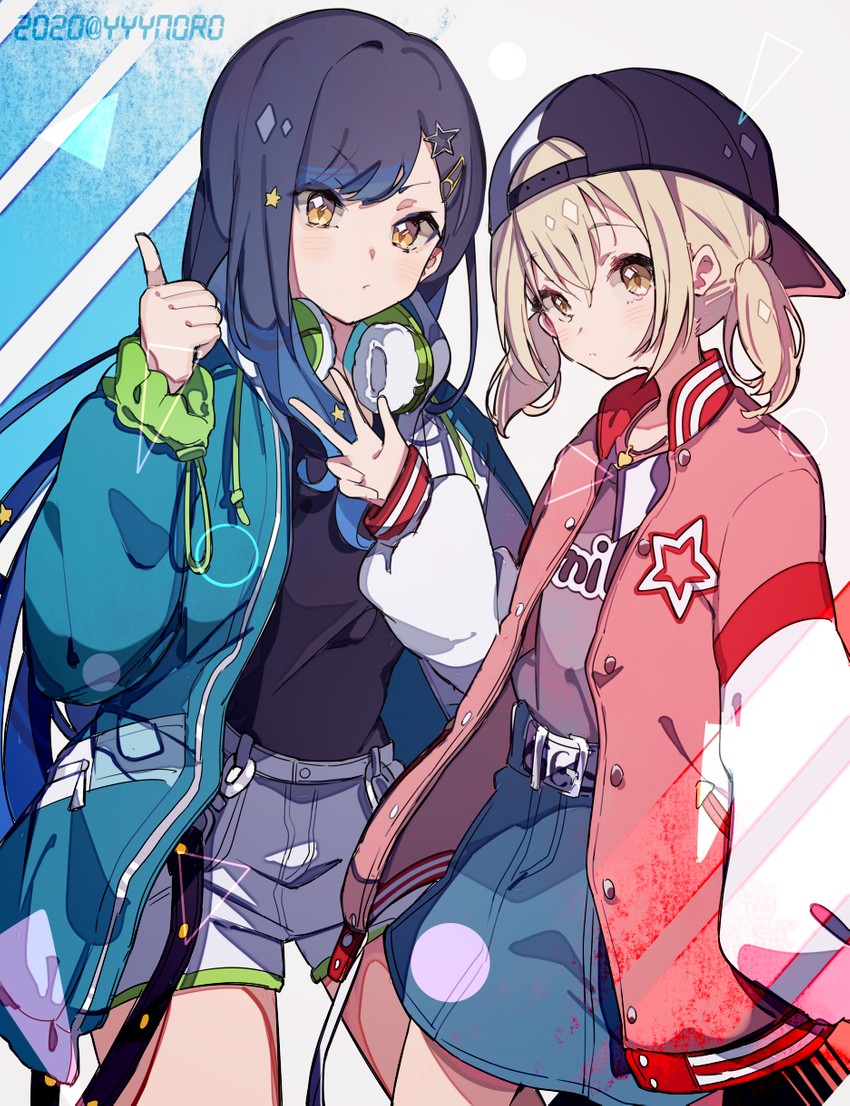 shiraishi an and azusawa kohane (project sekai) drawn by captain_yue