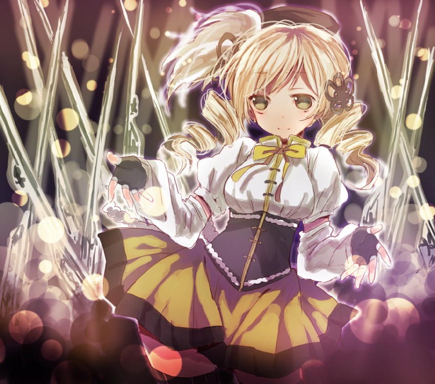 tomoe mami (mahou shoujo madoka magica) drawn by miya_(tsumazukanai)