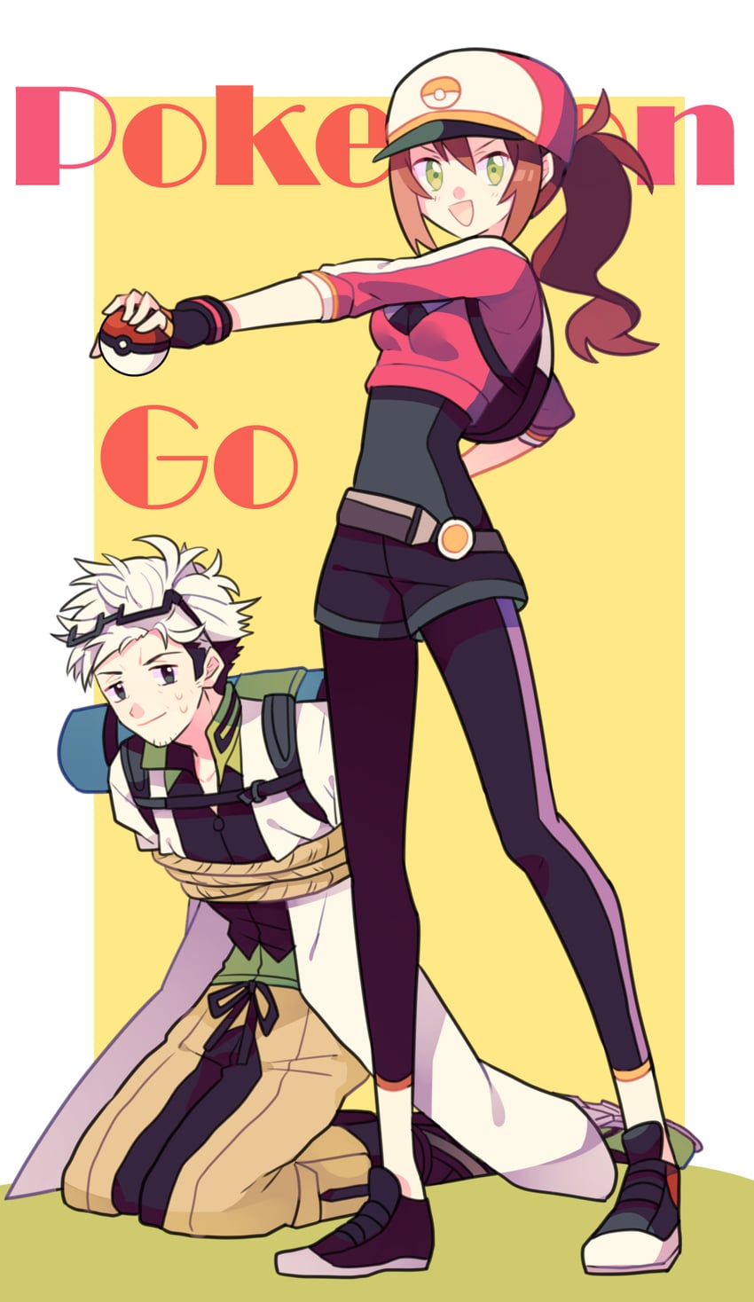 female protagonist and professor willow (pokemon and 1 more) drawn by nagatsukiariake