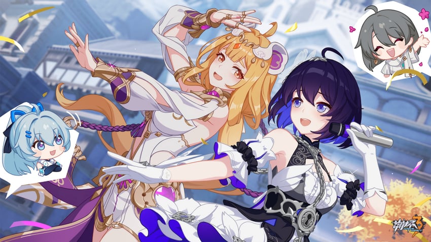 seele vollerei, vita, susannah manatt, and shigure kira (honkai and 1 more)