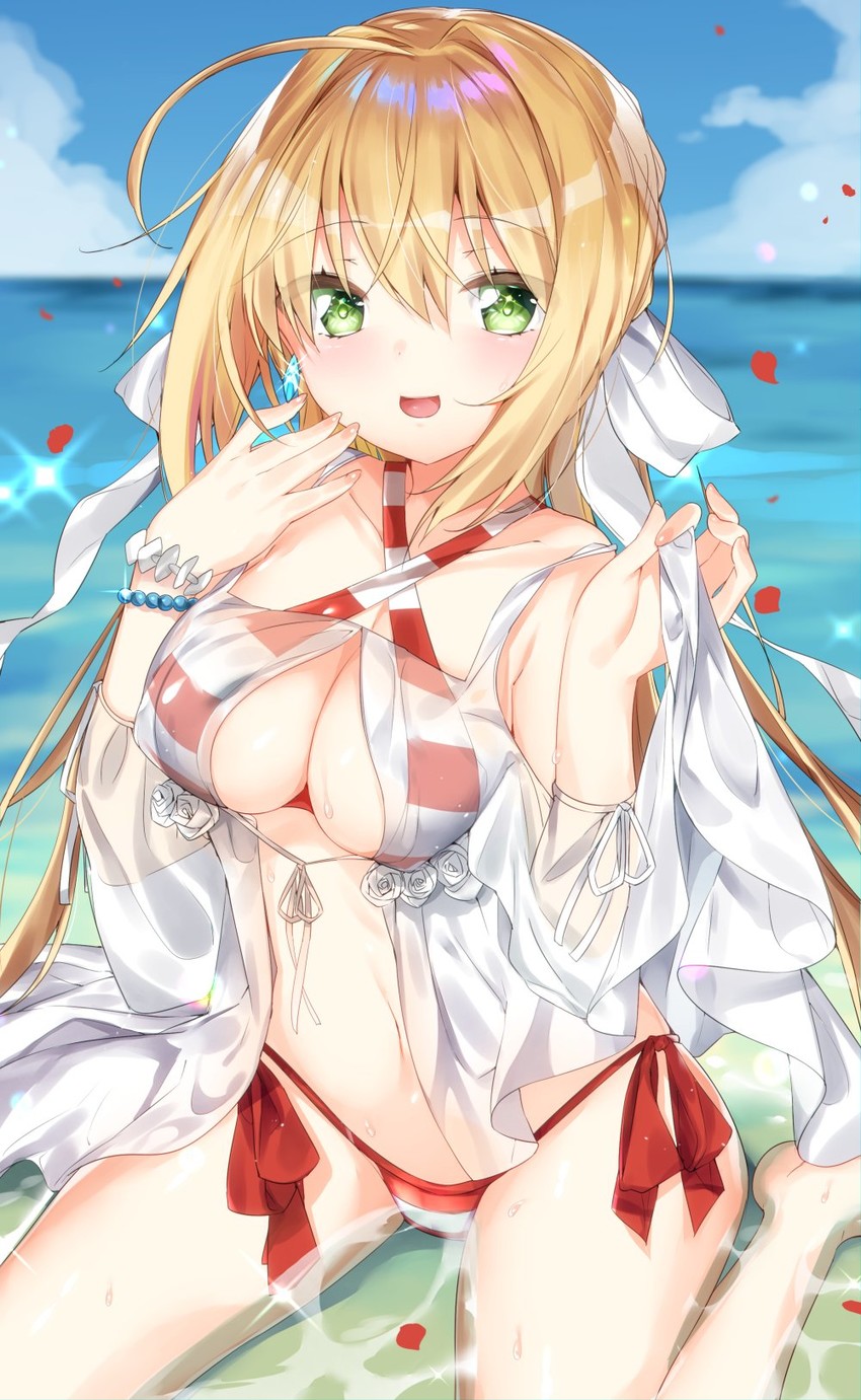 nero claudius (fate and 1 more) drawn by kamioka_shun'ya